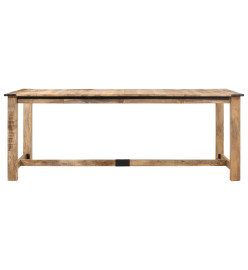 Table à manger 200x100x75 cm bois de manguier massif