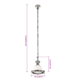 Lampe suspendue 24x24x137 cm aluminium