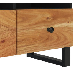 Meuble TV 70x33x46 cm Bois d'acacia massif