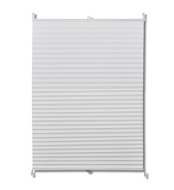 Store plissé 40x125 cm Blanc