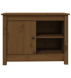 Meuble TV Marron miel 70x36,5x52 cm Bois de pin massif