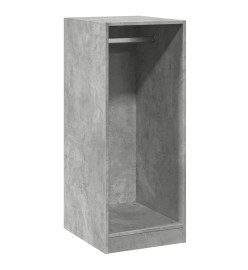 Garde-robe gris béton 48x41x102 cm bois d'ingénierie