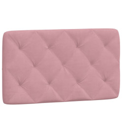Cadre de lit avec tête de lit Rose 90x190 cm Velours
