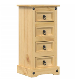 Table de chevet Corona 35x32,5x74 cm bois de pin massif