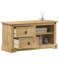 Meuble TV Corona 100x40x52 cm bois de pin massif