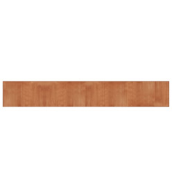 Tapis rectangulaire marron 60x400 cm bambou