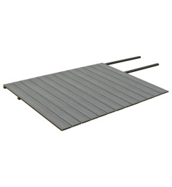 Panneaux de terrasse et accessoires WPC Marron/gris 26 m² 2,2 m