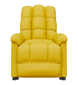 Fauteuil électrique de massage Jaune Tissu