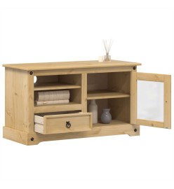 Meuble TV Corona 100x45x58 cm bois de pin massif