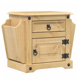 Table de chevet Corona 45x35x47,5 cm bois de pin massif