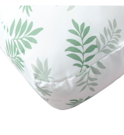 Coussins de palette lot de 2 motif de feuilles tissu