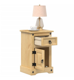 Table de chevet Corona 35x32,5x58 cm bois de pin massif