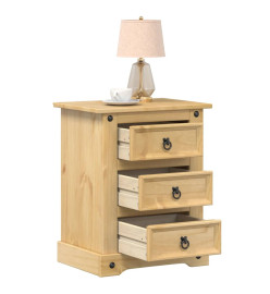 Table de chevet Corona 53x39x66 cm bois de pin massif