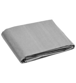 Bâche 180 g/m² 3x5 m Gris PEHD