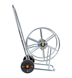 Chariot d'enrouleur pour tuyau de 80 m 3/4" acier