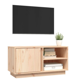 Meuble TV 80x35x40,5 cm Bois de pin massif