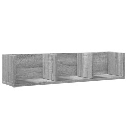 Armoires murales 2pcs sonoma gris 75x18x16,5 cm bois ingénierie