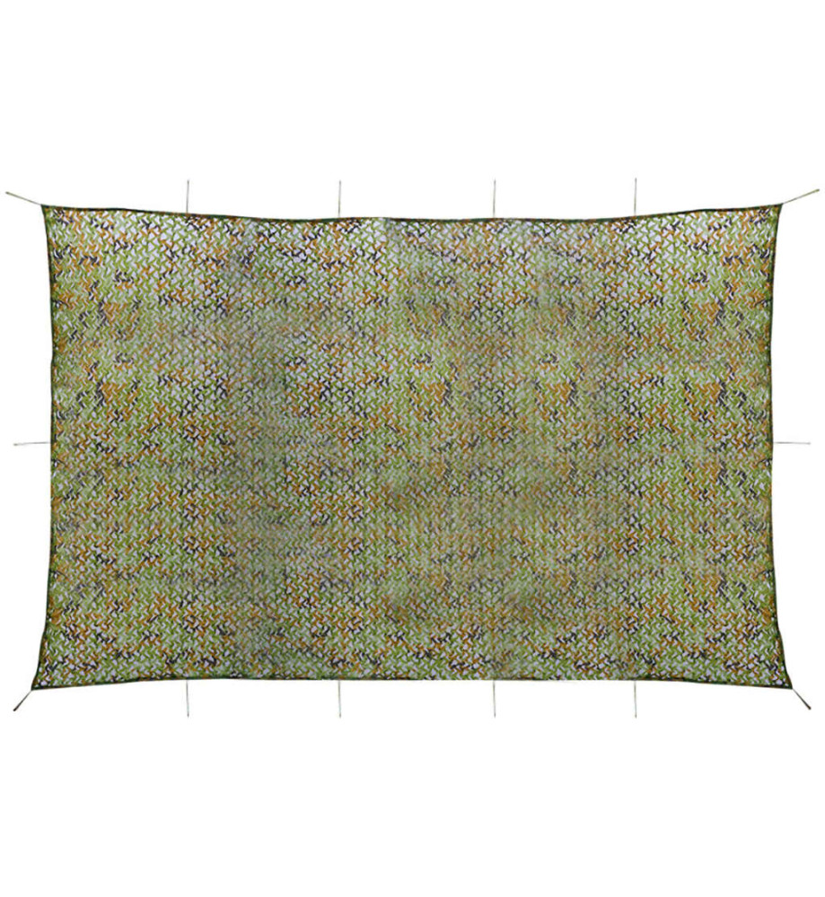 Filet de camouflage avec sac de rangement 6 x 8 m