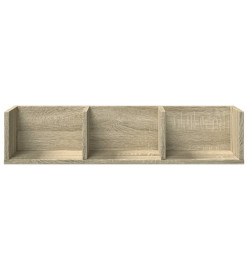 Armoires murales 2pcs chêne sonoma 75x18x16,5cm bois ingénierie