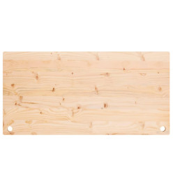 Dessus de bureau 110x60x2,5 cm bois massif de pin