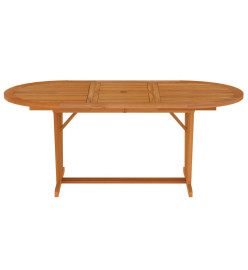 Table de jardin 200x100x75 cm Bois d'eucalyptus solide