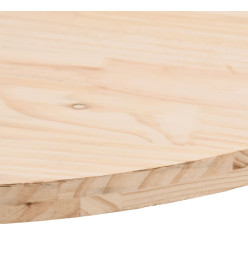 Dessus de table 90x45x2,5 cm bois de pin massif ovale