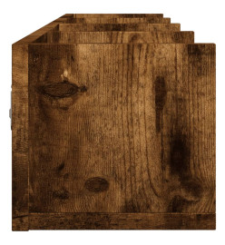 Armoires murales 2pcs chêne fumé 99x18x16,5cm bois d'ingénierie