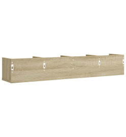 Armoires murales 2pcs chêne sonoma 99x18x16,5cm bois ingénierie