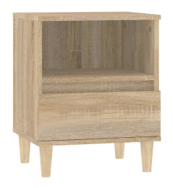 Table de chevet Chêne sonoma 40x35x50 cm