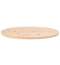 Dessus de table 80x40x2,5 cm bois de pin massif ovale