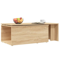 Table basse Chêne sonoma 150x50x35 cm Aggloméré