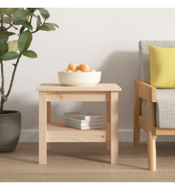 Table basse 45x45x40 cm Bois massif de pin