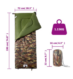 Sac de couchage pour adultes camping 3 saisons