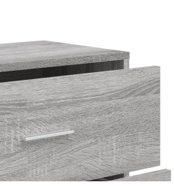 Buffets 3 pcs sonoma gris 60x31x84 cm bois d'ingénierie