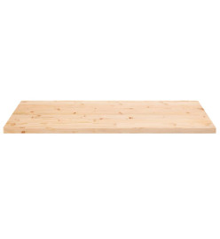 Dessus de table 100x50x2,5 cm bois de pin massif rectangulaire