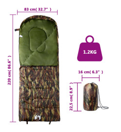 Sac de couchage pour adultes camping 3-4 saisons