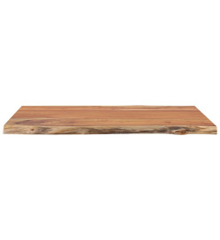 Dessus de table 80x60x2,5 cm rectangulaire bois massif acacia