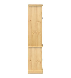 Armoire de salle de bain Corona 50x40x185 cm bois de pin massif