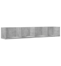 Armoire murale gris béton 99x18x16,5 cm bois d'ingénierie