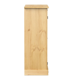 Armoire à chaussures Corona 86x38,5x108 cm bois de pin massif