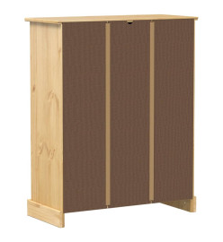 Armoire à chaussures Corona 86x38,5x108 cm bois de pin massif