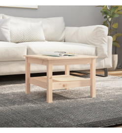 Table basse 55x55x40 cm Bois massif de pin