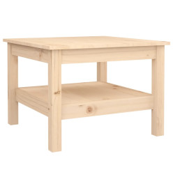 Table basse 55x55x40 cm Bois massif de pin