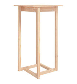 Ensemble de bar 3 pcs Bois de pin massif