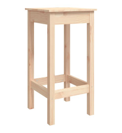 Ensemble de bar 3 pcs Bois de pin massif