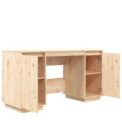 Bureau 140x50x75 cm bois massif de pin