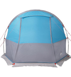 Tente de camping tunnel 4 personnes bleu imperméable