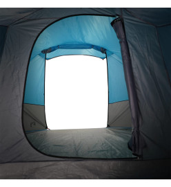 Tente de camping tunnel 4 personnes bleu imperméable