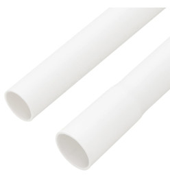 Goulottes de câble avec pinces Ø20 mm 10 m PVC