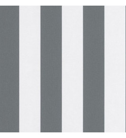 Topchic Papier peint Stripes Gris foncé et blanc